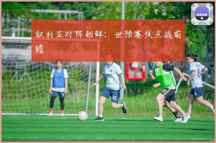 叙利亚对阵朝鲜:世预赛焦点战前瞻