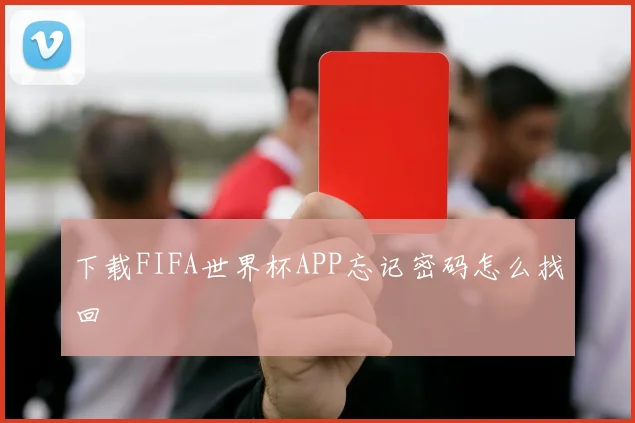 下载FIFA世界杯APP忘记密码怎么找回